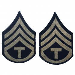 Grades en tissu de Sergeant T/3