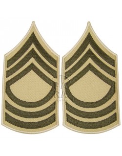 Grades en tissu de Master Sergeant, été