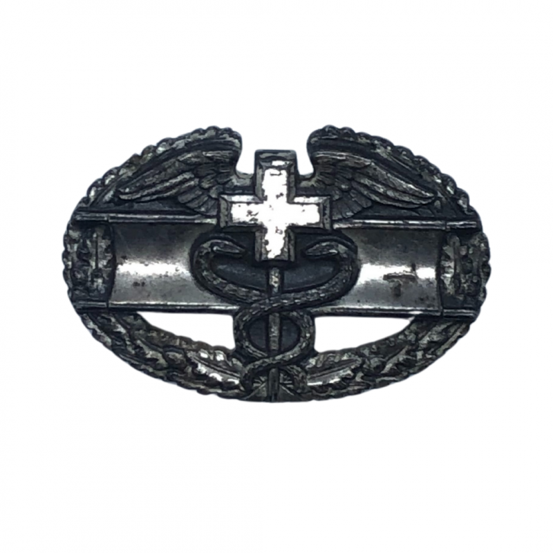 Badge, Combat, Medic, US, Sterling Badge, Combat, Medic, US, Sterling