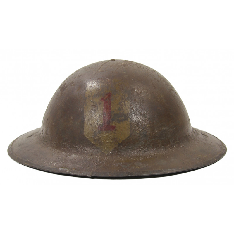 Helmet, M-1917, 1st Infantry Division Helmet, M-1917, 1st Infantry Division