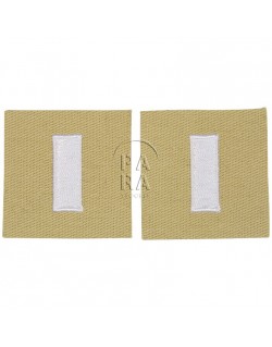 Rank insignia, cloth, 1st lieutenant