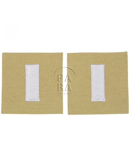 Rank insignia, cloth, 1st lieutenant