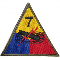 Insigne, 7th Armored Division, Metz, Manhay, Saint-Vith