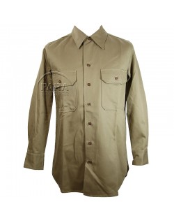 Chemise en coton beige (chino)