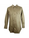 Chemise en coton beige (chino)