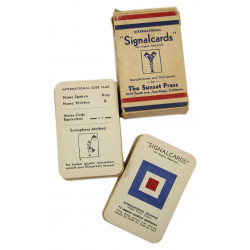 Jeu de cartes "Signalcards", alphabet sémaphore, The Sunset Press