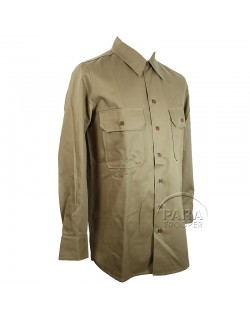 Chemise en coton beige (chino)