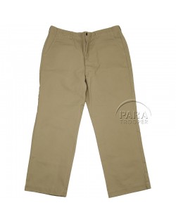 Pantalon en coton beige (chino)