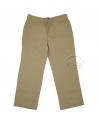 Pantalon en coton beige (chino)