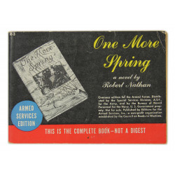 Novel, US Army, "ONE MORE SPRING", 1933