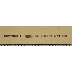 Roman, US Army, One More Spring, 1933
