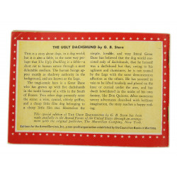 Novel, US Army, The Ugly Daschund, 1938