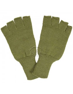 Mittens, wool, luxe