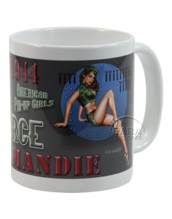 Mug, Pin-Up, Air Force
