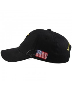 Casquette 101e Airborne, noire