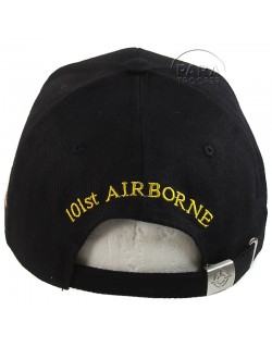 Casquette 101e Airborne, noire