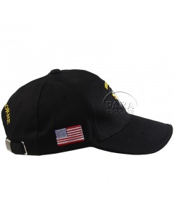 Casquette 101e Airborne, noire