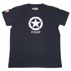 T-shirt enfant, bleu marine, D-Day