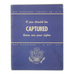 Booklet, "If you should be captured", 1944