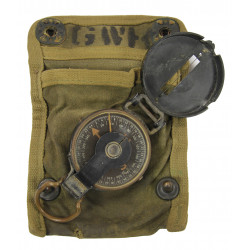 Boussole de marche, Gurley, avec pochette