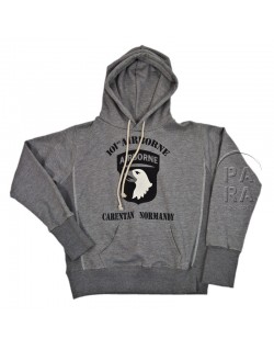 Sweat à capuche gris, 101st Airborne