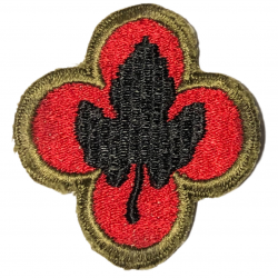 Patch, 43rd Infantry Division, OD border