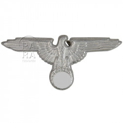 Aigle de casquette Waffen SS, métal