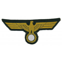 Aigle de poitrine Kriegsmarine, BeVo, fond vert