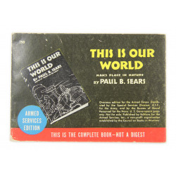 Novel, US Army, "THIS IS OUR WORLD", 1937