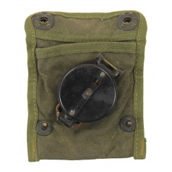 Compass, Gurley, with OD Canvas Pouch