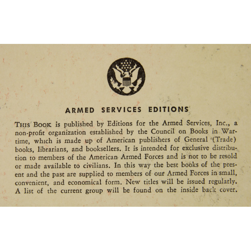 Novel, US Army, Voyage of the Golden Hind, 1945