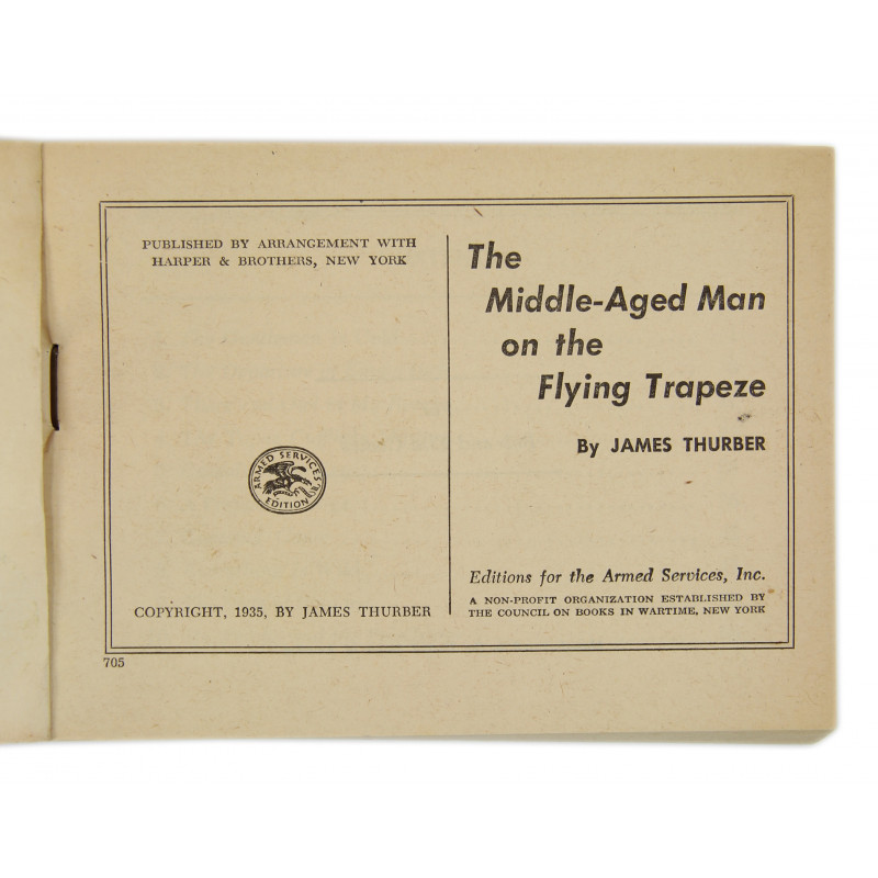 Novel, US Army, The Middle-Aged Man on The Flying Trapeze, 1935