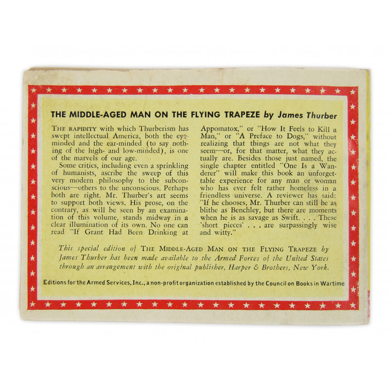 Novel, US Army, The Middle-Aged Man on The Flying Trapeze, 1935