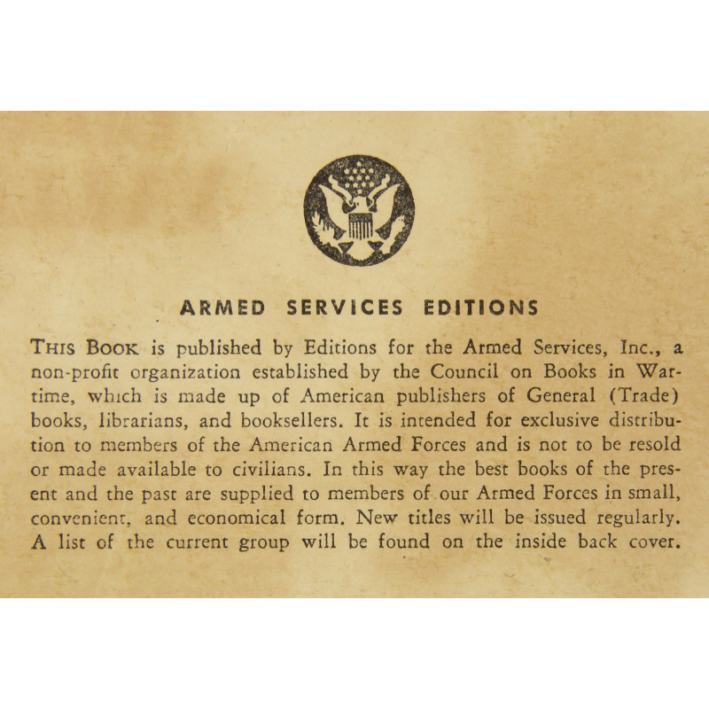 Novel, US Army, The Long Valley, 1938