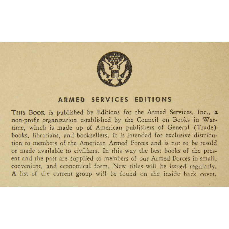 Roman, US Army, My Life and Hard Times, 1933