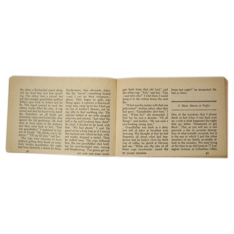 Roman, US Army, My Life and Hard Times, 1933