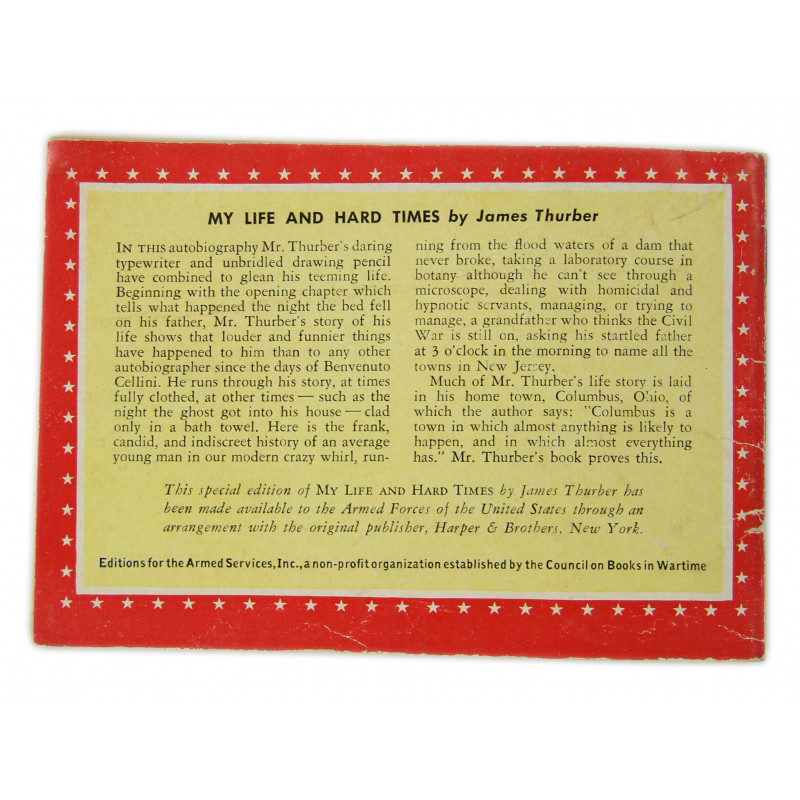 Novel, US Army, My Life and Hard Times, 1933