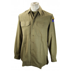Shirt, Wool, 6th Armored Division, 15 x 34, 1943