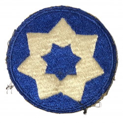 Patch, 7th Service Command, Green Back