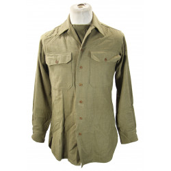 Shirt, Wool, US Army, Size 14 1/2 x 34