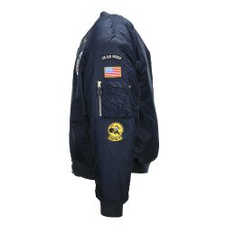 Jacket, Bomber, Adult, US, Blue