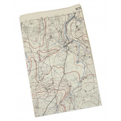 Map, Bouce, February 1944, 2nd Free French Armored Division