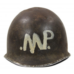 Helmet, M1, Military Police (MP), Pierced