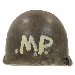 Helmet, M1, Military Police (MP), Pierced