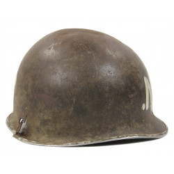 Helmet, M1, Military Police (MP), Pierced