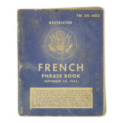Booklet, French Phrase Book, 1943