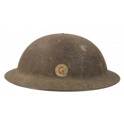 Helmet, M-1917, Co. G, 319th Inf. Reg., 80th Infantry Division, Somme, Meuse-Argonne, St. Mihiel