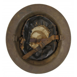Helmet, M-1917, Co. G, 319th Inf. Reg., 80th Infantry Division, Somme, Meuse-Argonne, St. Mihiel