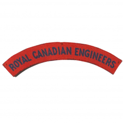 Title, Royal Canadian Engineers, RCE, Printed