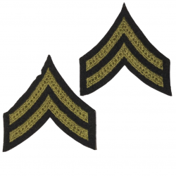 Corporal Rank Insignias, Green